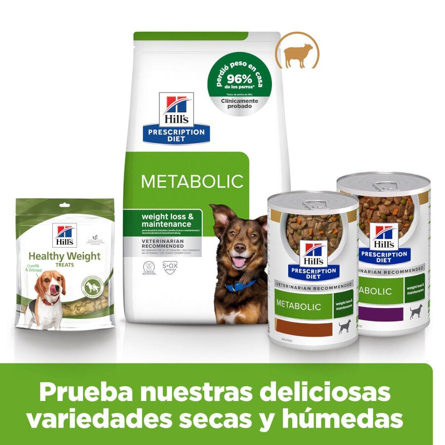 12 kg Hill's Prescription Diet Metabolic cordero y arroz pienso para perros, , large indicador imagen numero 9