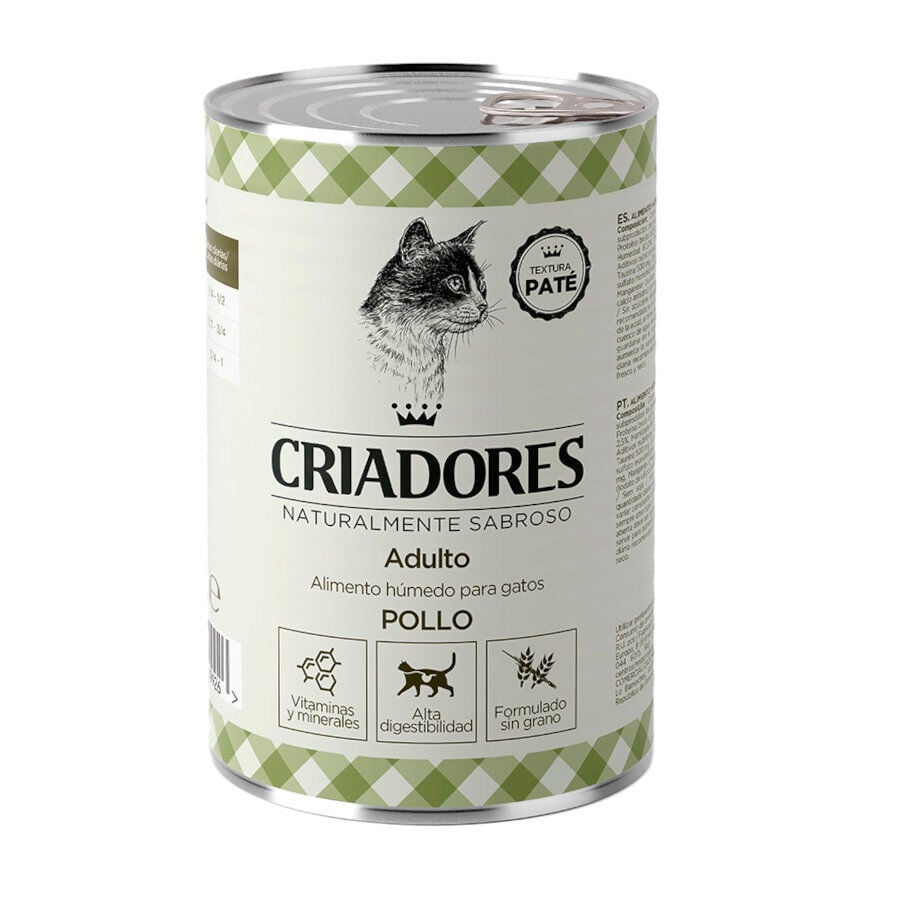 400 g Criadores Adulto Pollo Lata para Gatos, , large indicador imagen numero 1