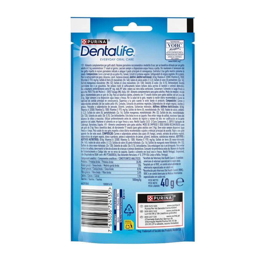 40 g Dentalife Snack Dentales Pollo para gatos, , large Imagen numero 9