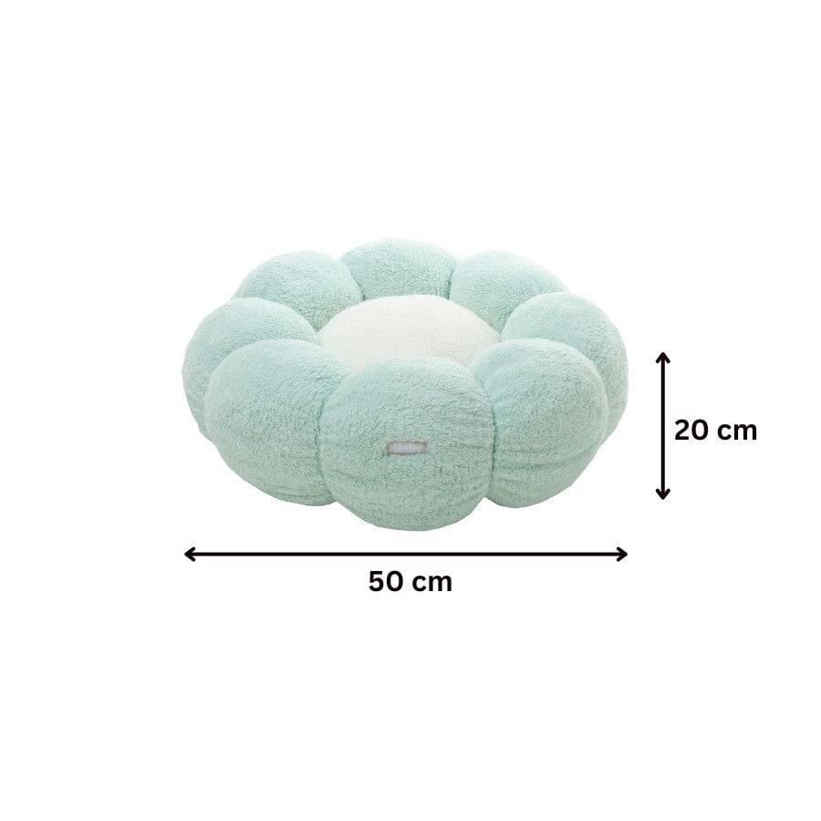 Leeby Sof&aacute; Flower Bed Swirl Azul para perros, , large Imagen numero 3
