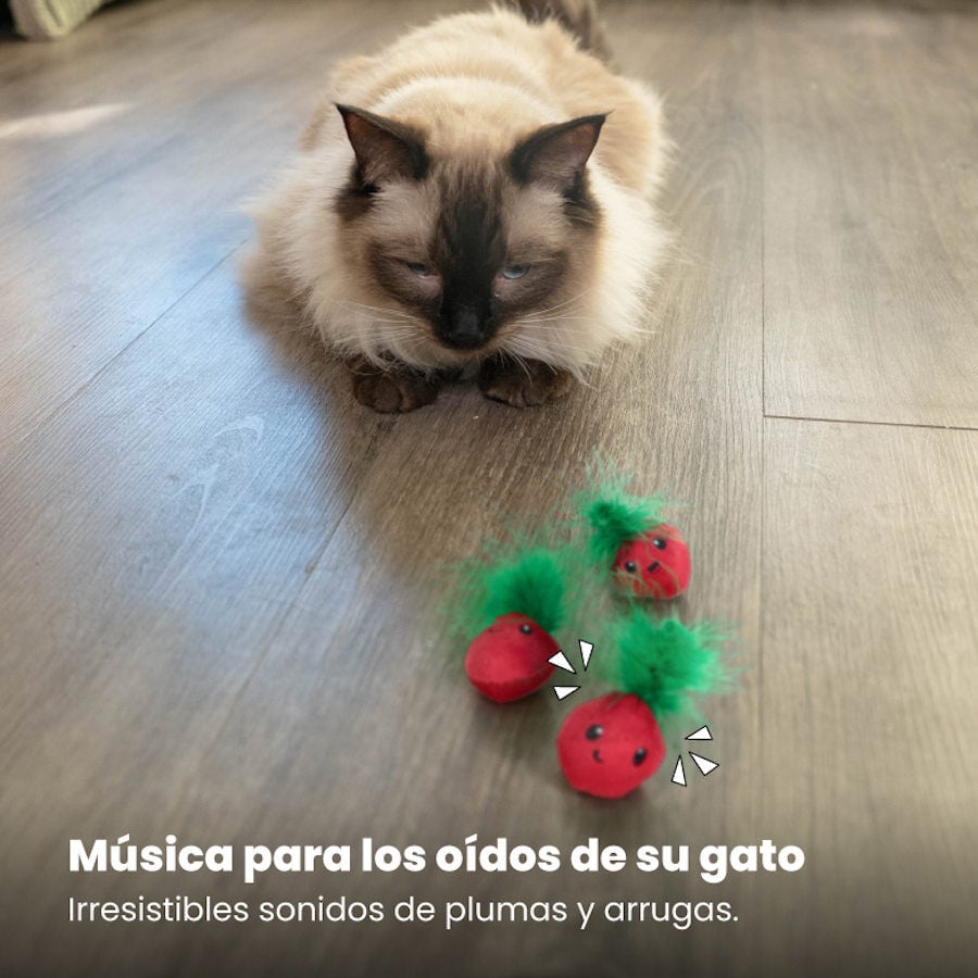 Catstages Strawbabies Peluche de Fresitas para gatos, , large Imagen numero 6