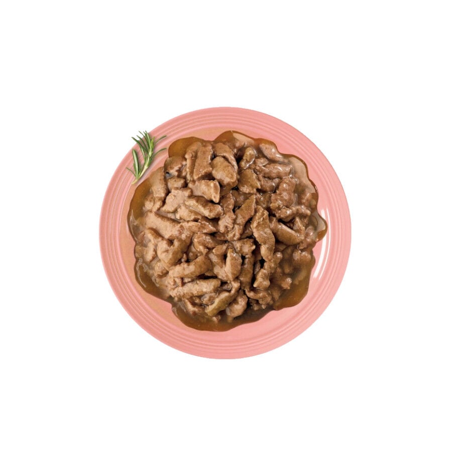 85 g Advance Delicatessen Salm&oacute;n en Salsa Sobres para gatos, , large indicador imagen numero 2