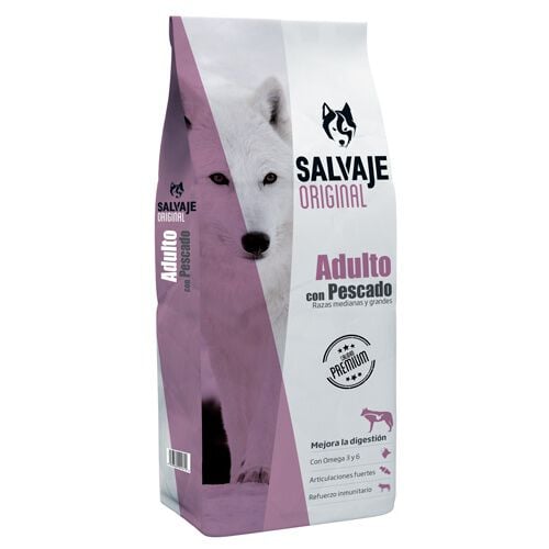 Salvaje Original con pescado pienso para perros Imagen numero 1