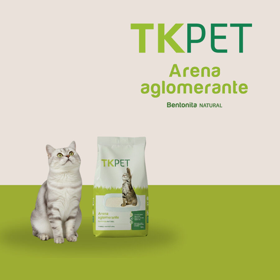 10 L TK-Pet Arena Aglomerante de Bentonita y Natural para Gatos, , large indicador imagen numero 6