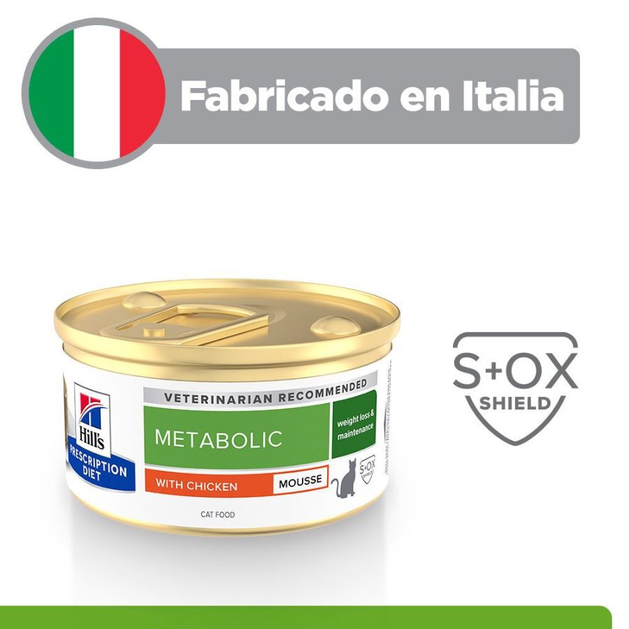 85 g Hill's Prescription Diet Metabolic Mouse de Pollo lata para gatos, , large indicador imagen numero 5