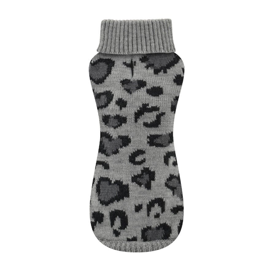 Nayeco Abrigo Leopard Jacquard Gris para perros, , large indicador imagen numero 2