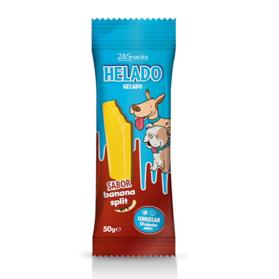1 ud. 2&Snacks Helado de Banana Split para perros, , large indicador imagen numero 1