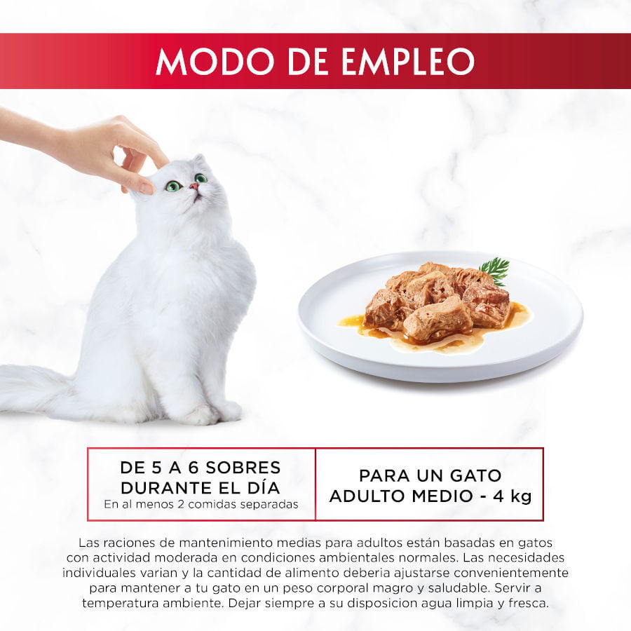 6 sobres x 50 g Gourmet Mon Petit Selecci&oacute;n Pescados en salsa sobre para gatos, , large Imagen numero 8