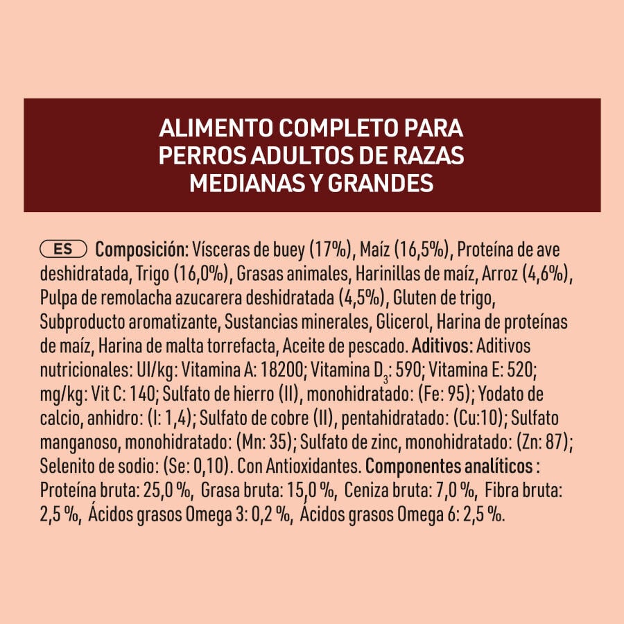 7 kg Purina One Pienso Buey para perros adultos, , large Imagen numero 2