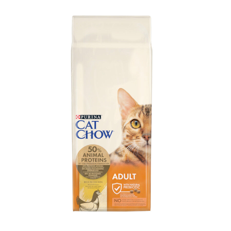 15 kg Cat Chow Adult Pollo Pienso para gatos, , large Imagen numero 1