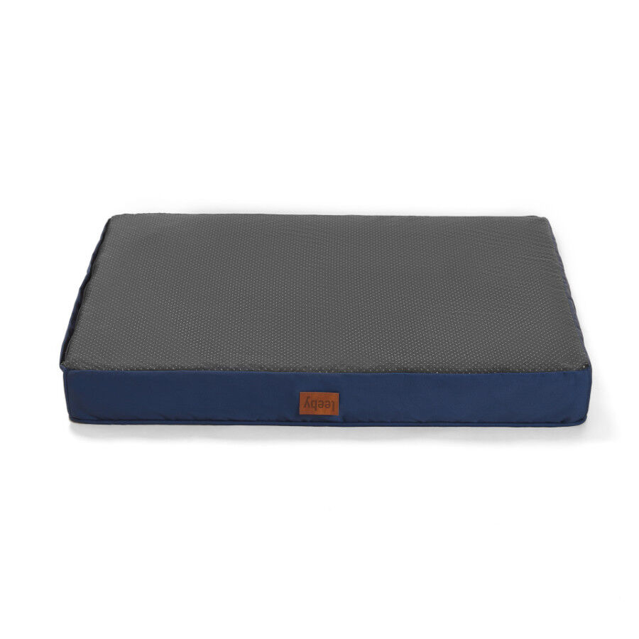 Leeby colch&oacute;n viscoel&aacute;stico azul para perros, , large Imagen numero 5