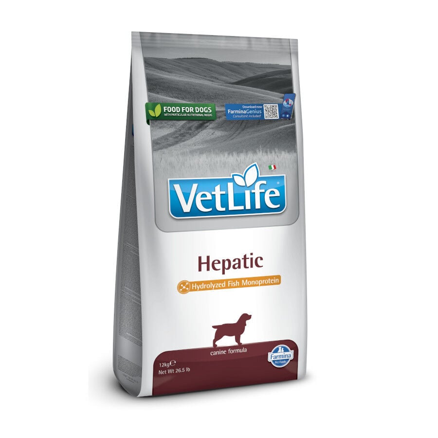 Farmina Vetlife Hepatic Monoproteico Pienso Pescado para perros