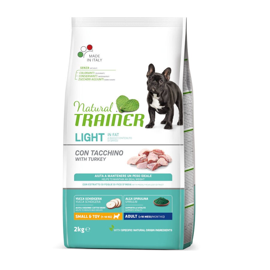 2 kg Natural Trainer Adult Small&Toy Ideal Weight Carne pienso para perros, , large Imagen numero 2