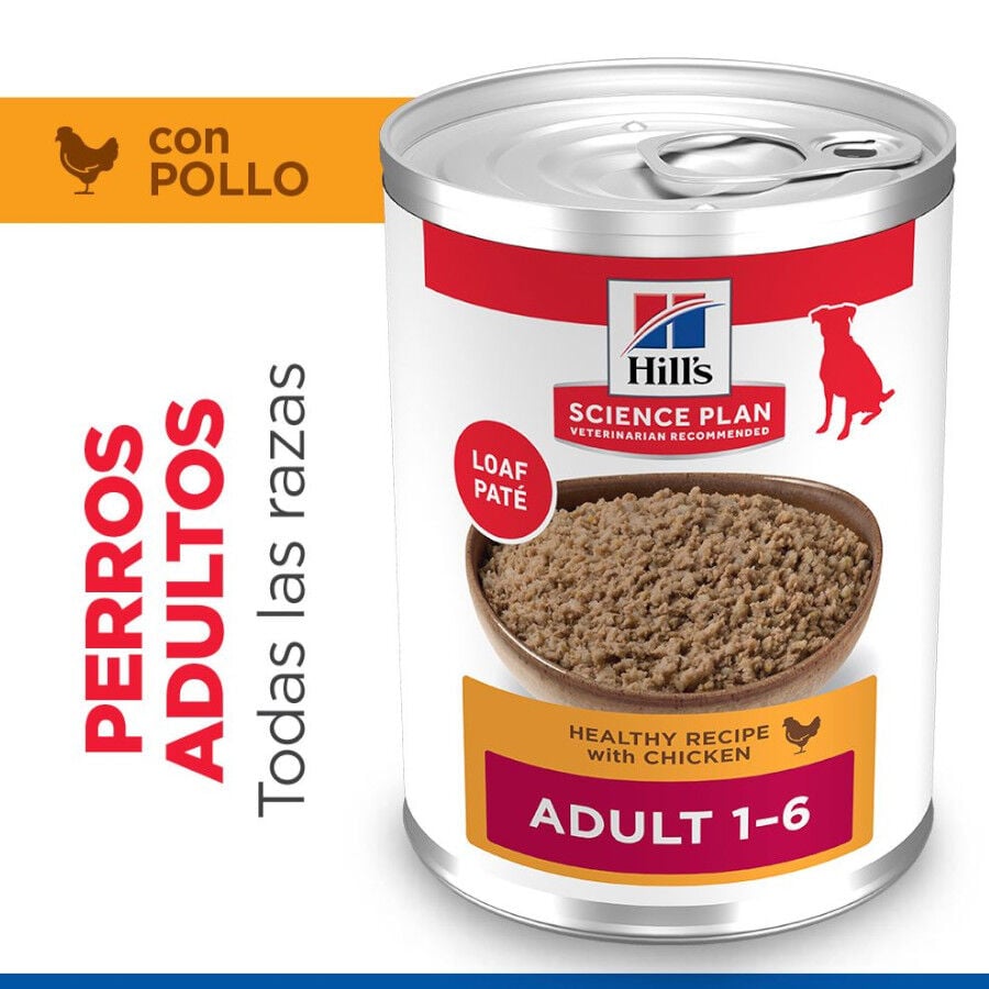 370 g Hill's Science Plan Adult pollo lata para perros, , large indicador imagen numero 2