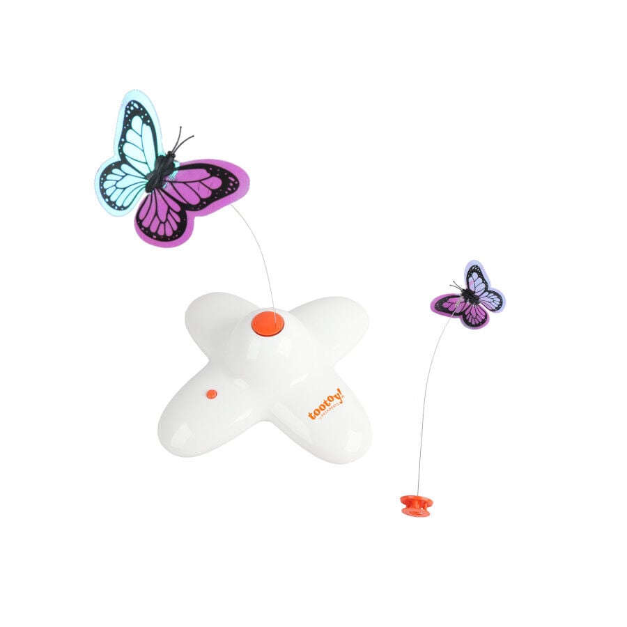 Tootoy! Mariposa Se&ntilde;uelo Interactiva para gatos, , large Imagen numero 2