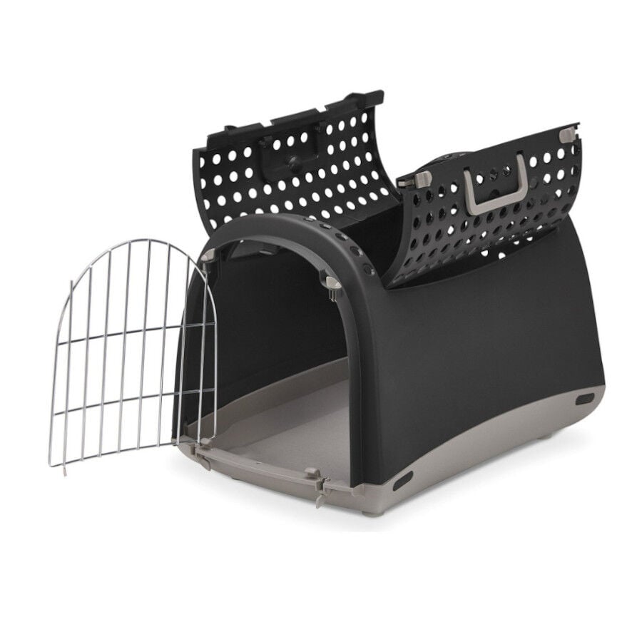 Imac Linus Transportadora Gris Antracita para gatos, , large indicador imagen numero 1