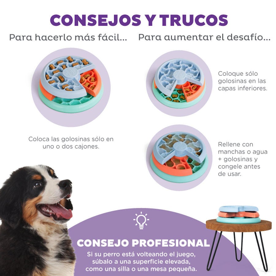 Outward Hound Puppy Lickin' Layers Juguete Interactivo con Chuches para perros, , large indicador imagen numero 4