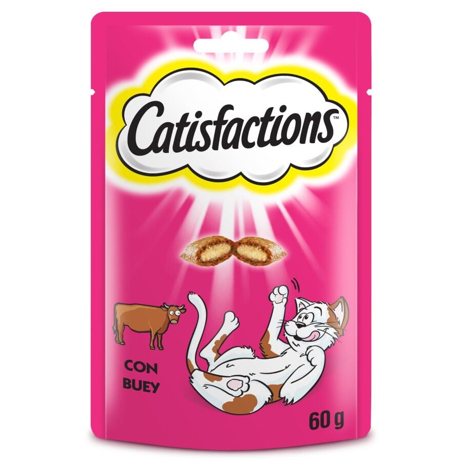 60 g Catisfactions Premios de Buey para Gatos, , large Imagen numero 1