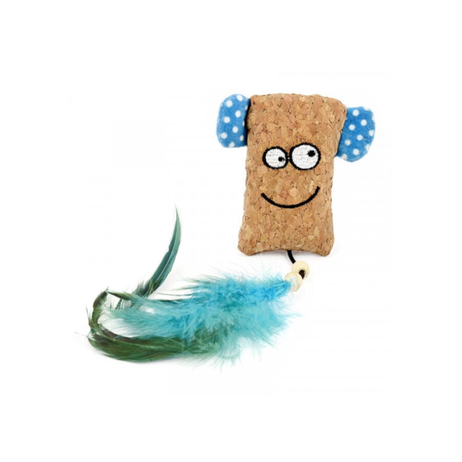 Nayeco Moai Juguete de Corcho para gatos, , large indicador imagen numero 1