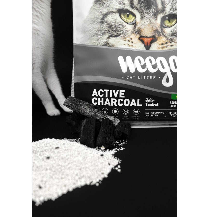 Weego Active Charcoal Arena aglomerante para gatos, , large indicador imagen numero 4
