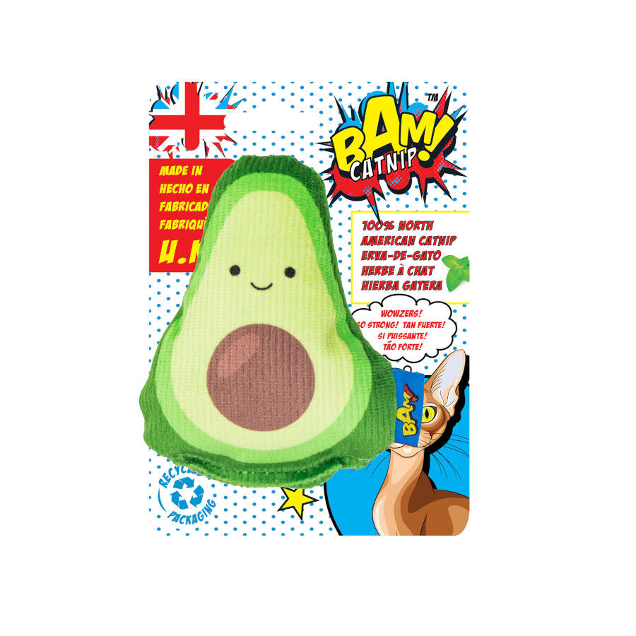 BAM! Peluche Aguacate con Catnip para gatos, , large indicador imagen numero 4