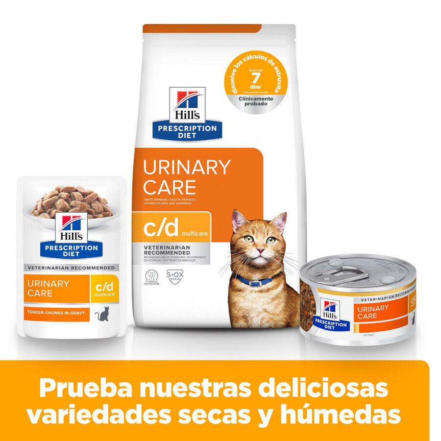 8 kg Hill's Prescription Diet Urinary Care c/d Pollo pienso para gatos, , large indicador imagen numero 9
