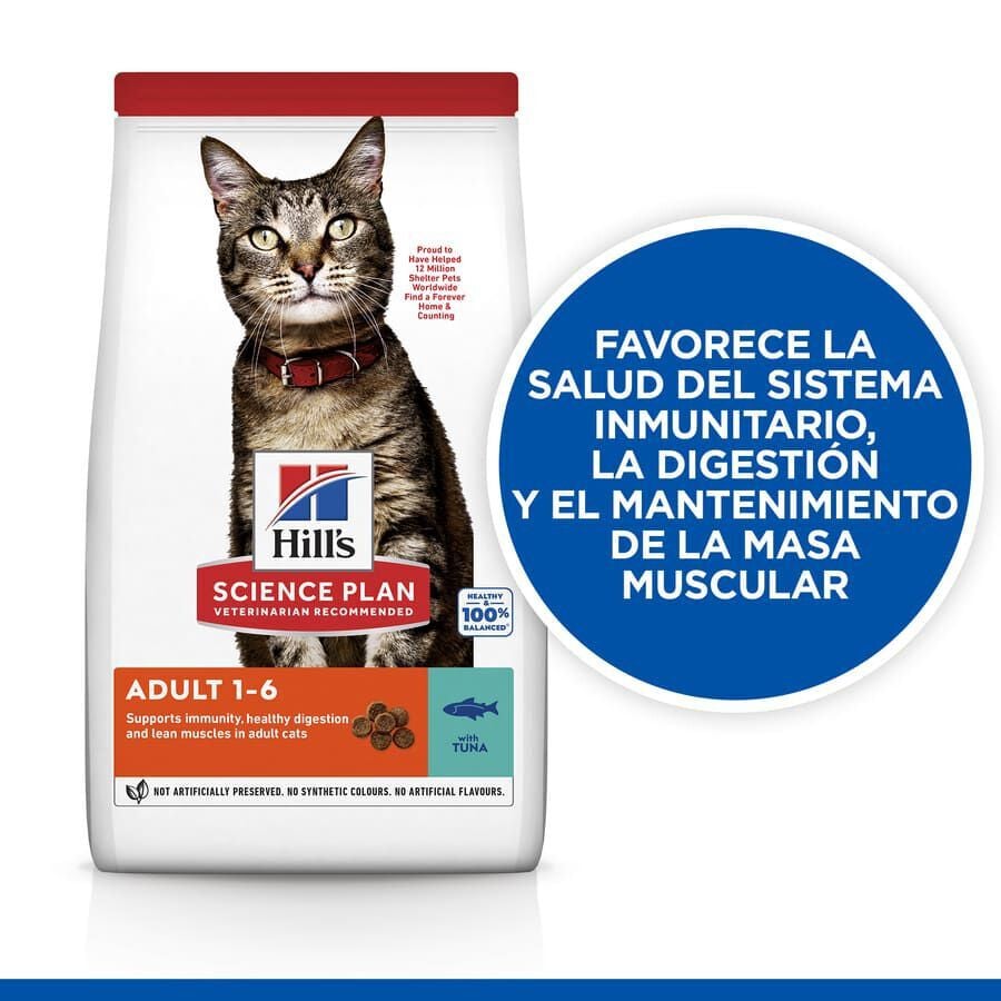 7 kg Hill's Science Plan Adult At&uacute;n pienso para gatos, , large indicador imagen numero 3