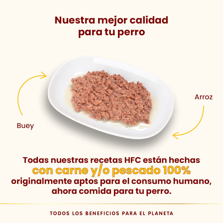 280 g Almo Nature HFC buey lata para perros, , large indicador imagen numero 3