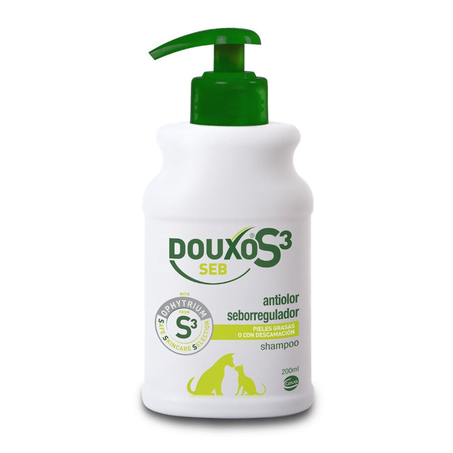 Douxo S3 Seb Champ&uacute; Piel Grasa para perros y gatos, , large Imagen numero 1
