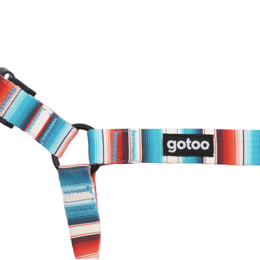Gotoo Arn&eacute;s estampado de rayas multicolor para perros, , large indicador imagen numero 4