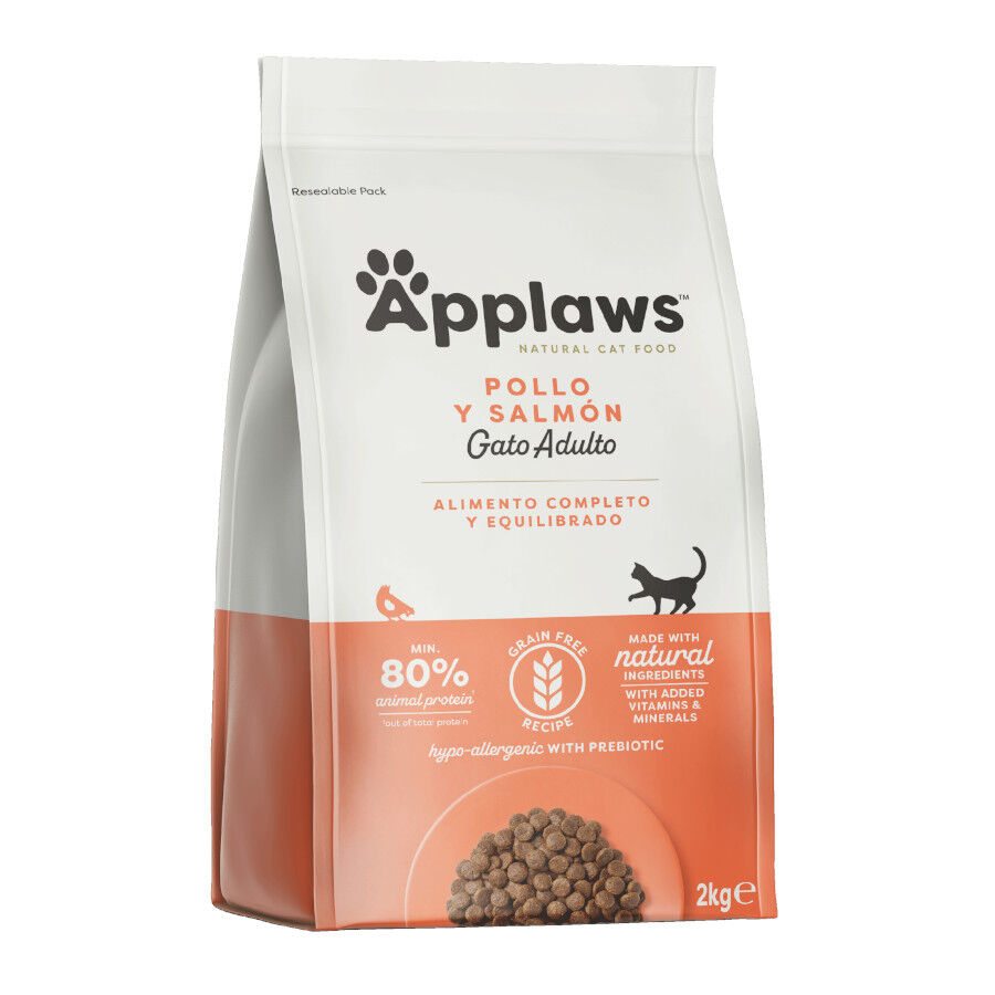 2 kg Applaws Adult Grain Free Salm&oacute;n y Pollo pienso para gatos, , large Imagen numero 1