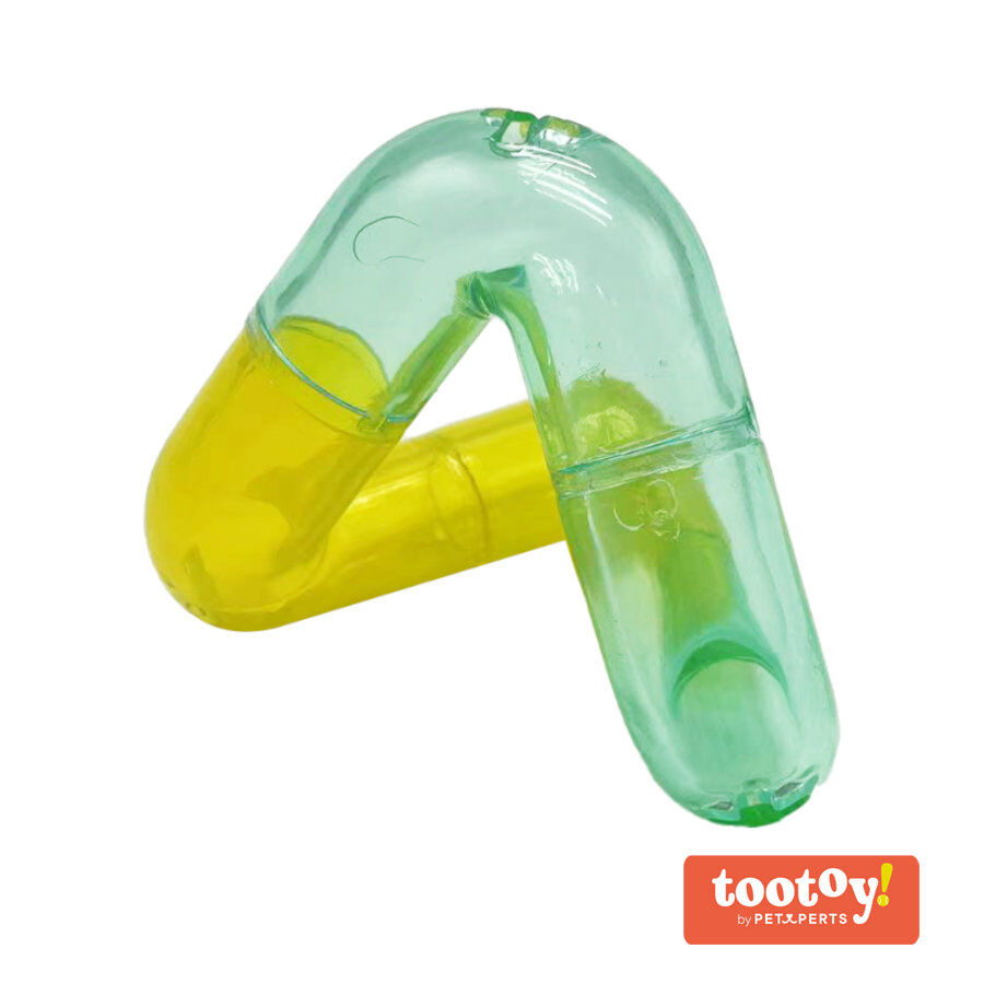 Tootoy! Chew Roller Treat Dispenser mordedor triangular interactivo para perros, , large Imagen numero 1