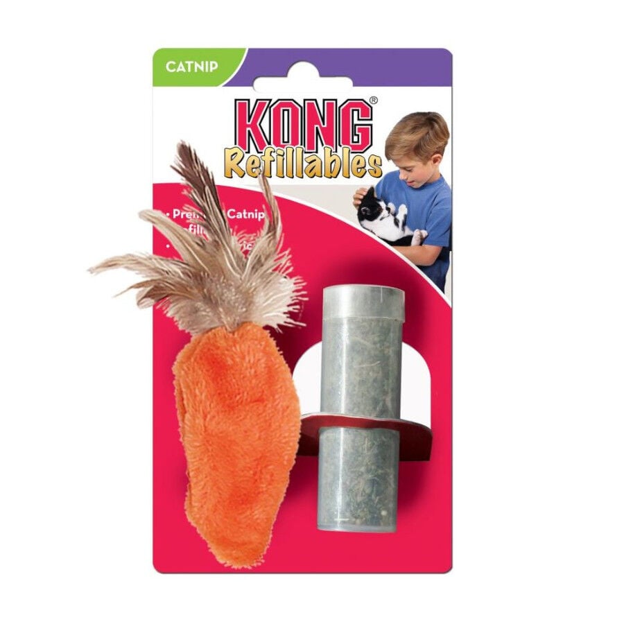 Kong Zanahoria con Catnip de peluche para gatos, , large indicador imagen numero 3