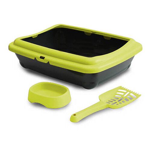 Nayeco Kit de inicio para gatos bandeja y plato Imagen numero 1