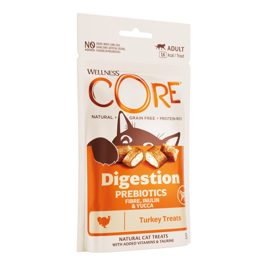 50 g Wellness Core Snacks digestivos pavo para gatos, , large Imagen numero 2