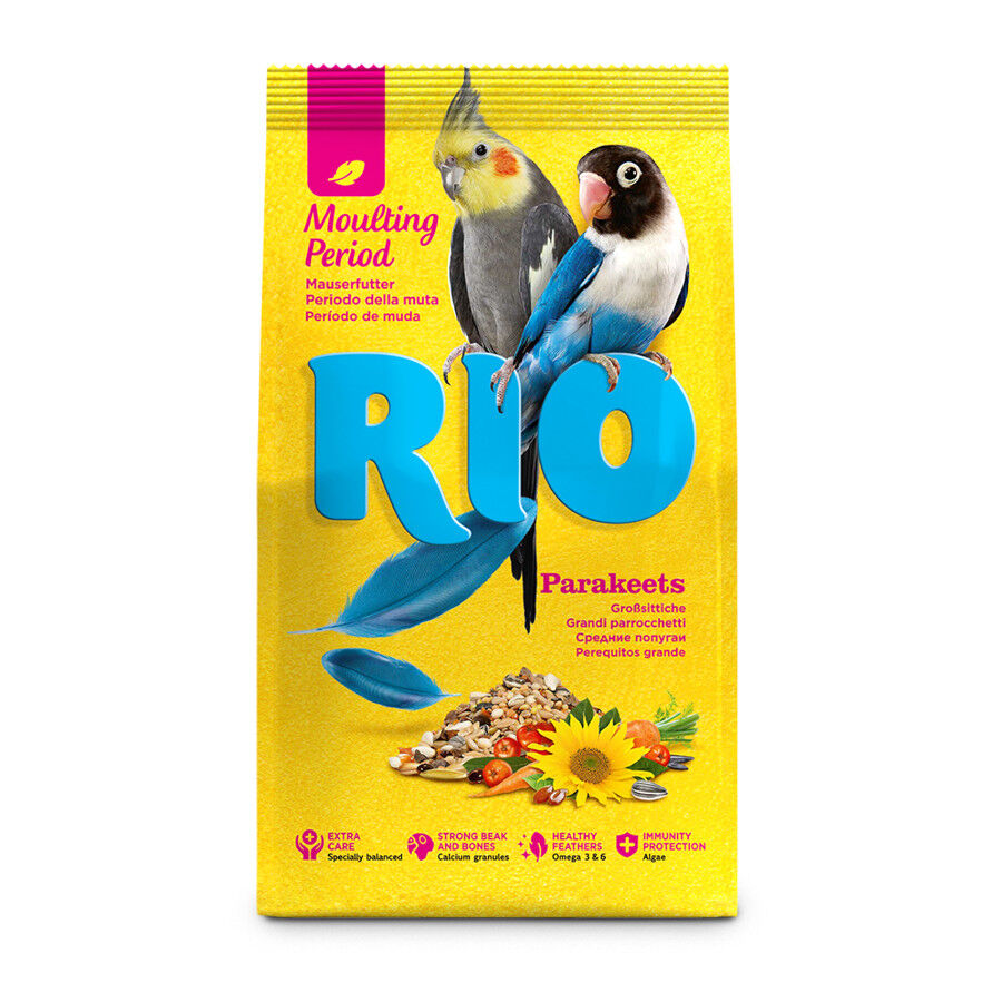 RIO Alimento Periodo Muda Pienso para periquitos