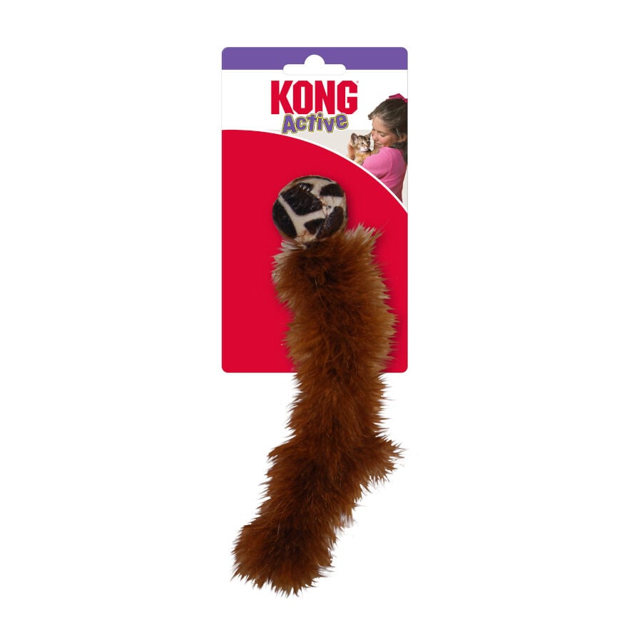 Kong Active Wild Tails Pelota con Plumas para gatos, , large Imagen numero 2