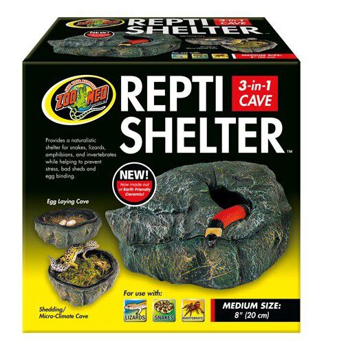 Zoo Med cueva reptiles decoraci&oacute;n de terrario Imagen numero 1