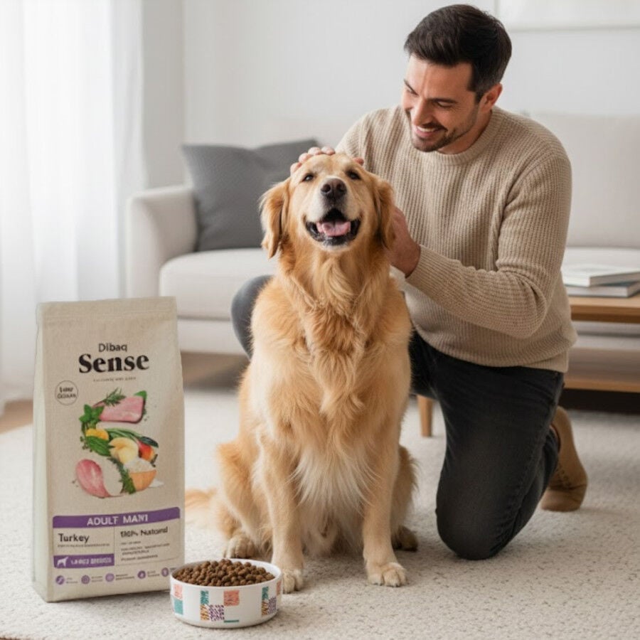 12 Dibaq Sense Low Grain Adult Maxi Pavo Pienso para perros, , large indicador imagen numero 4