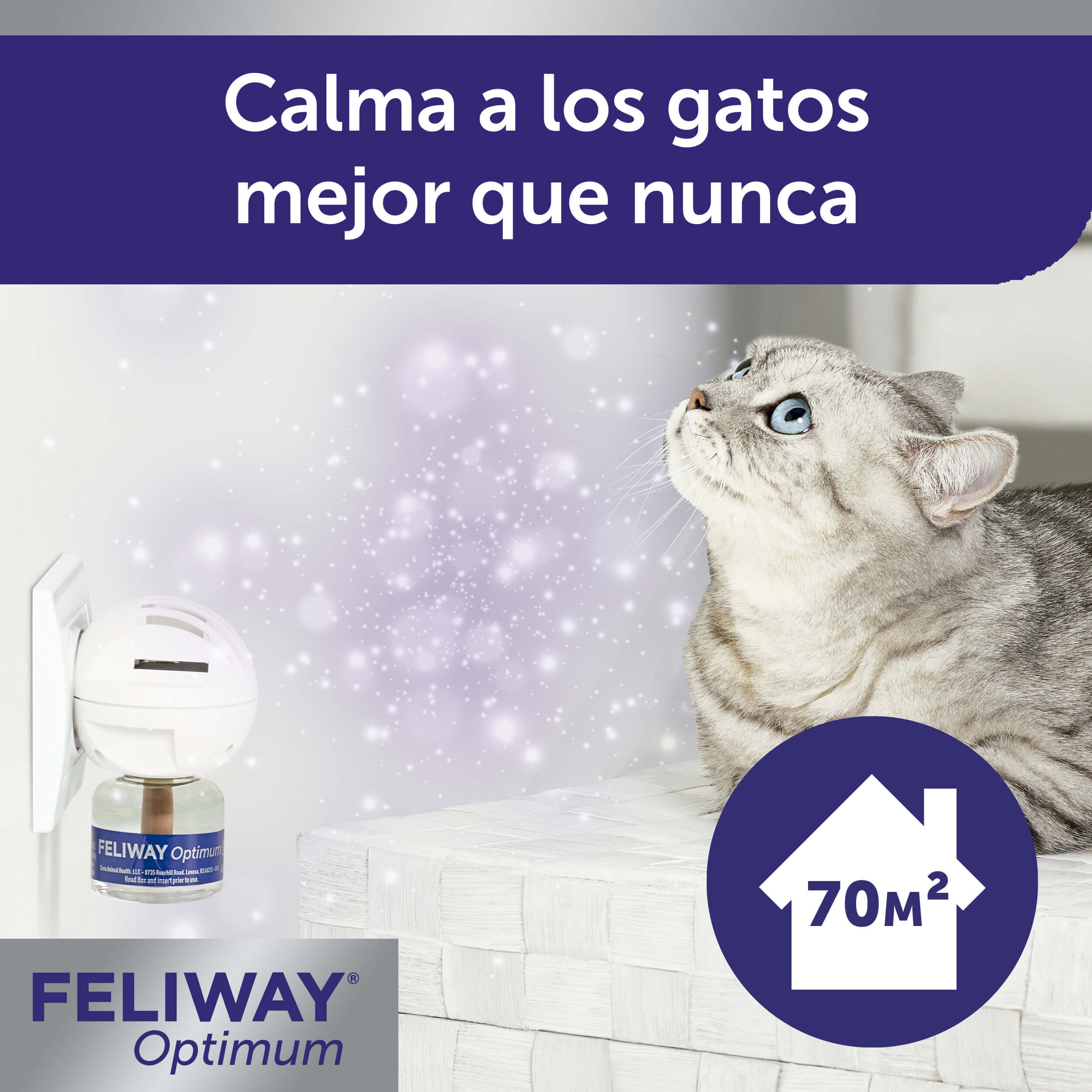 Feliway Optimum Difusor Tranquilizante para gatos, , large Imagen numero 4