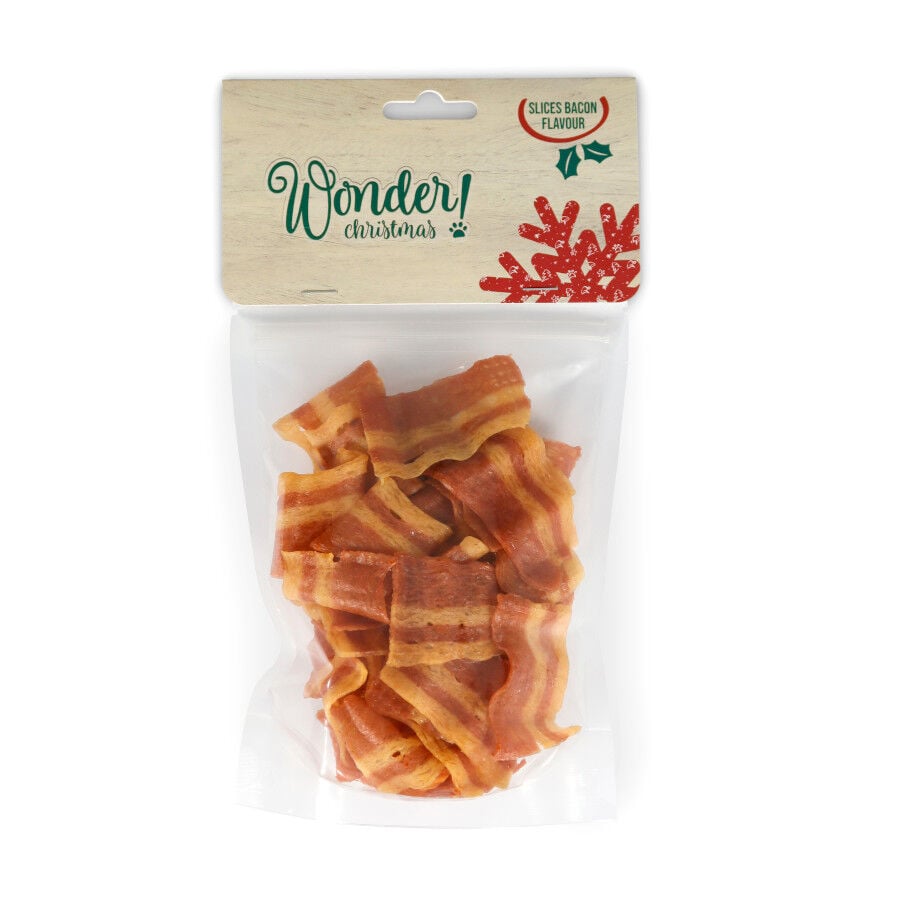 80 g Wonder Christmas Snack de Bacon Navide&ntilde;o para perros, , large indicador imagen numero 3