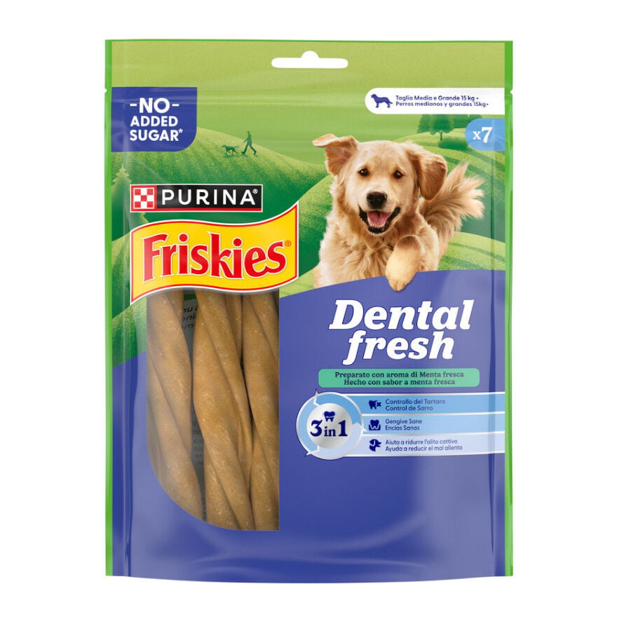 Friskies Medium & Large Snacks Dentales para perros
