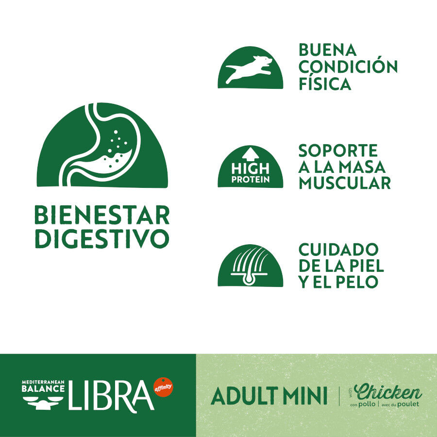 8 kg Libra Adult Mini Pollo pienso para perros, , large Imagen numero 3