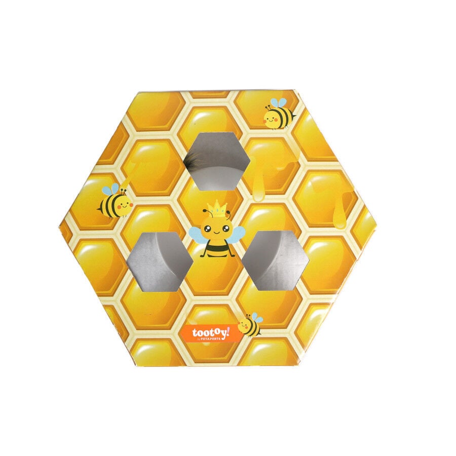 Tootoy! Panal de abeja interactivo con plumas para gatos, , large indicador imagen numero 2