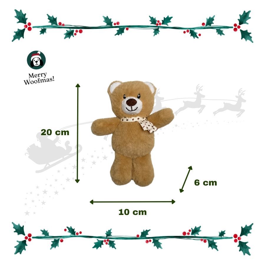 Wonder Christmas Oso Caramelo Peluche para perros, , large indicador imagen numero 3