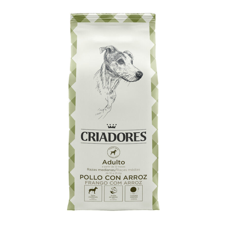 15 kg Criadores Adulto Pollo y Arroz pienso para perros de raza mediana, , large Imagen numero 1