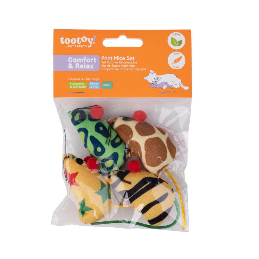 Tootoy! Pack de Ratones con Catnit Estampados para gatos, , large indicador imagen numero 8