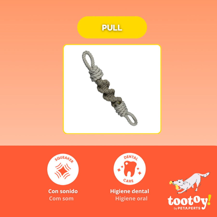 Tootoy! Mordedor de Cuerda con Nudos para perros, , large indicador imagen numero 3