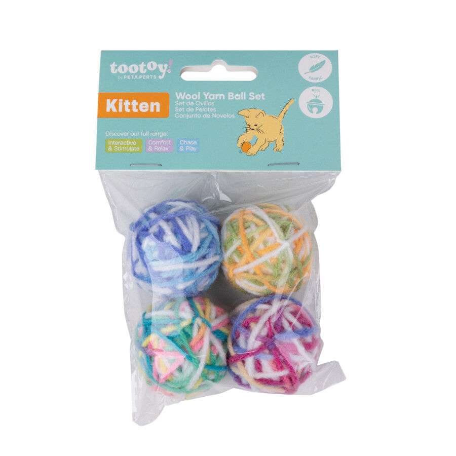 Tootoy! Pack de Ovillos de Lana Coloridos para gatitos, , large Imagen numero 8