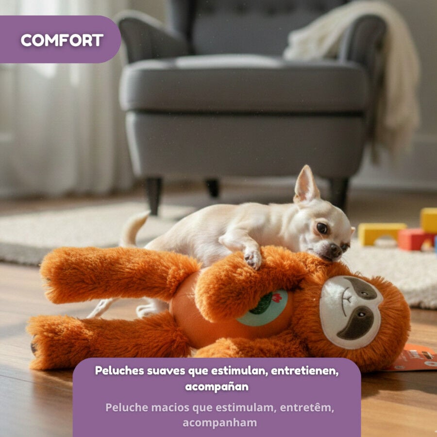 Tootoy! Perezoso Mordedor de Peluche con Sonido para perros, , large indicador imagen numero 5